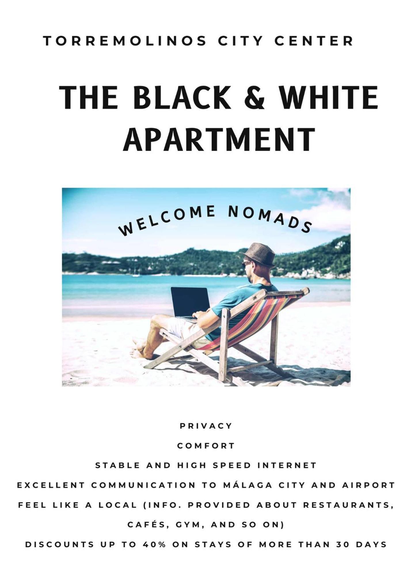 The Black&White Apartment Торремолинос Экстерьер фото